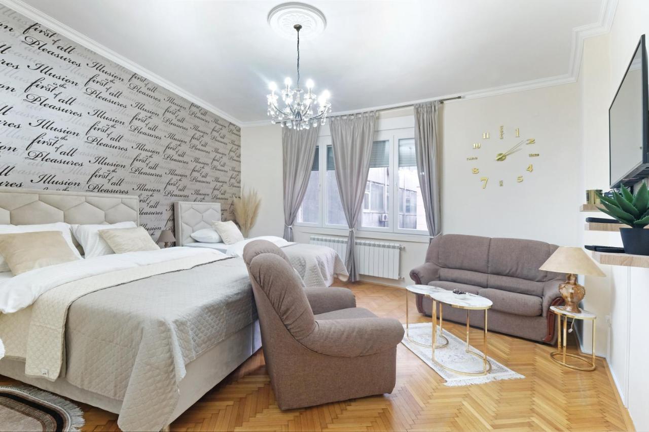 Illusion Downtown Apartment Belgrad Exterior foto