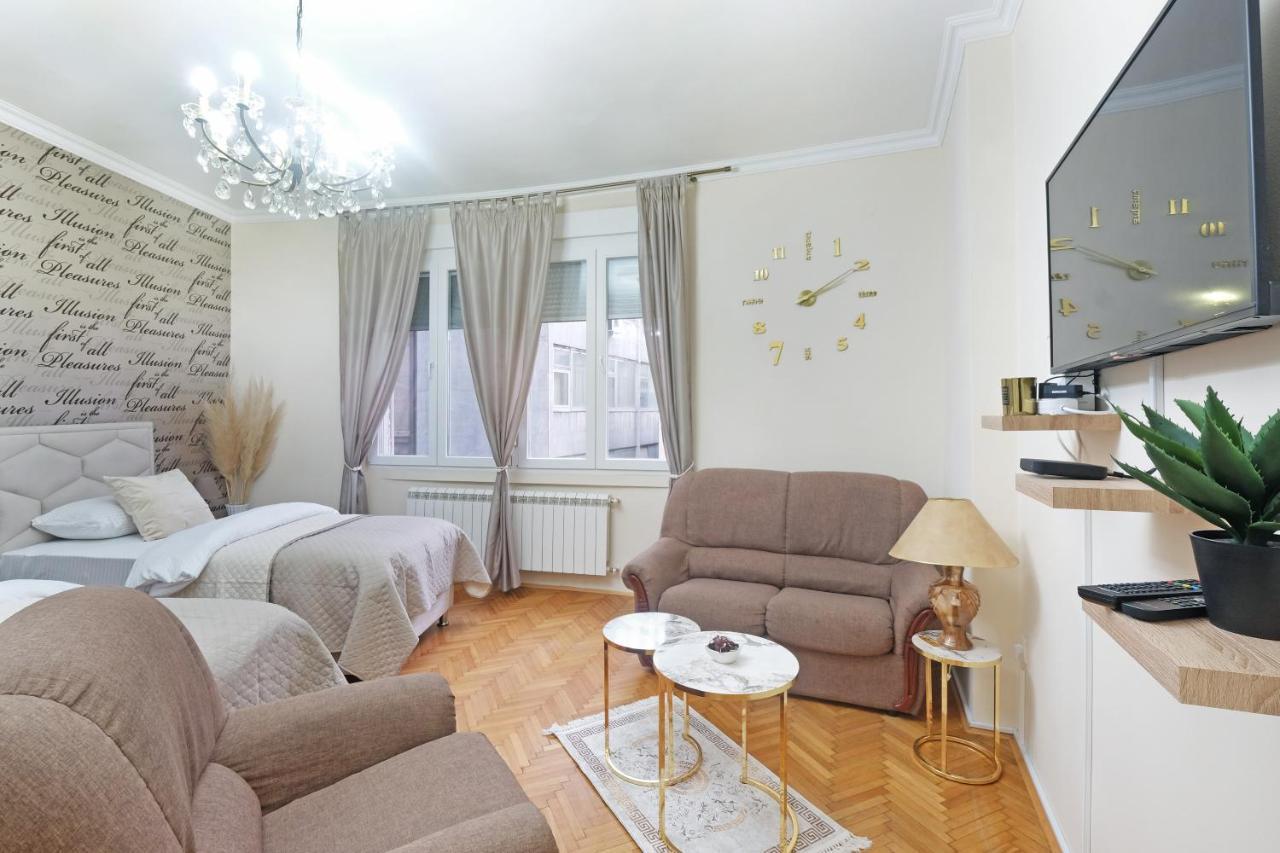 Illusion Downtown Apartment Belgrad Exterior foto