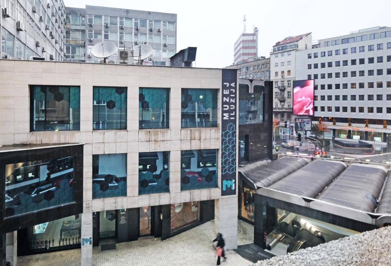 Illusion Downtown Apartment Belgrad Exterior foto